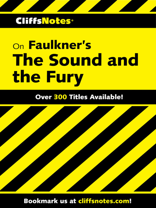 Title details for CliffsNotes on Faulkner's the Sound and the Fury by James L. Roberts - Available